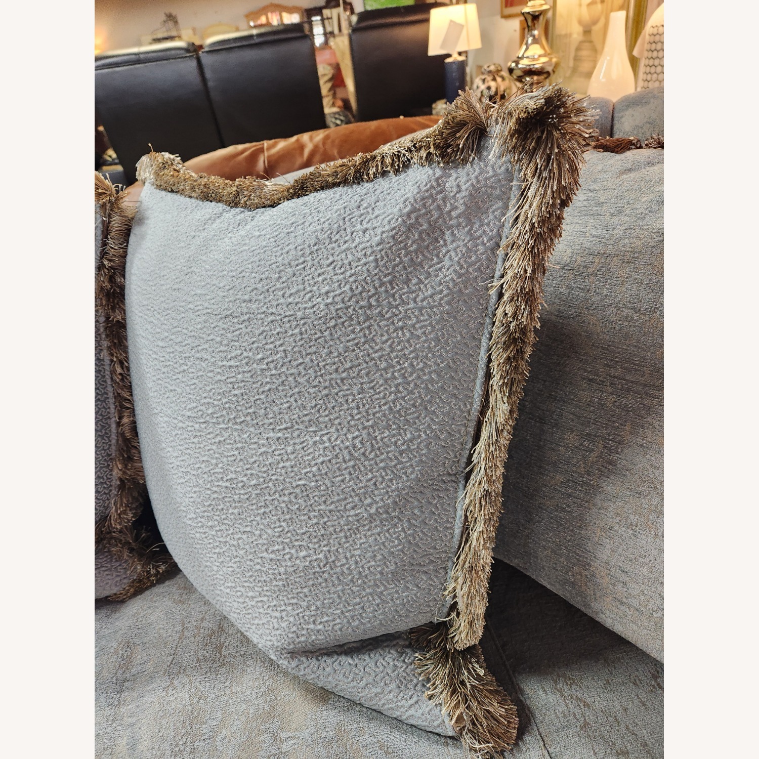 Lexington Furniture Velvet 3+ Seater Sofa - image-5