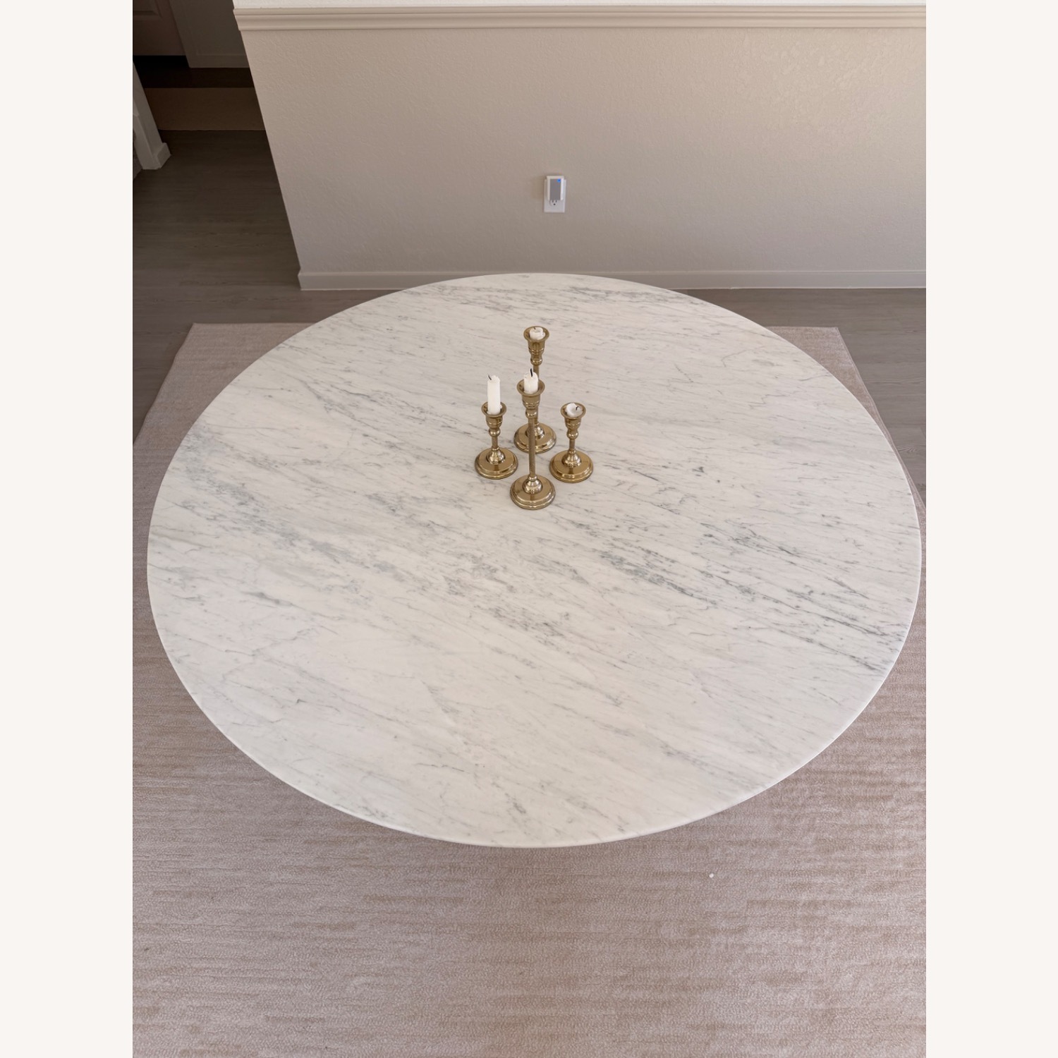Restoration Hardware Light Gray Dining Table - image-2