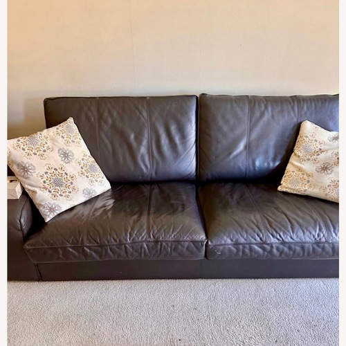 Used IKEA Black Leather  for sale on AptDeco