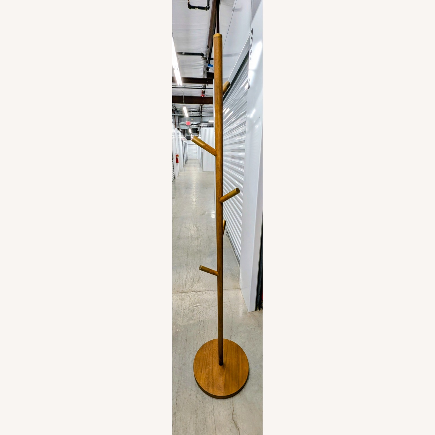 West Elm Mid Century Coat Rack in Acorn  - image-3