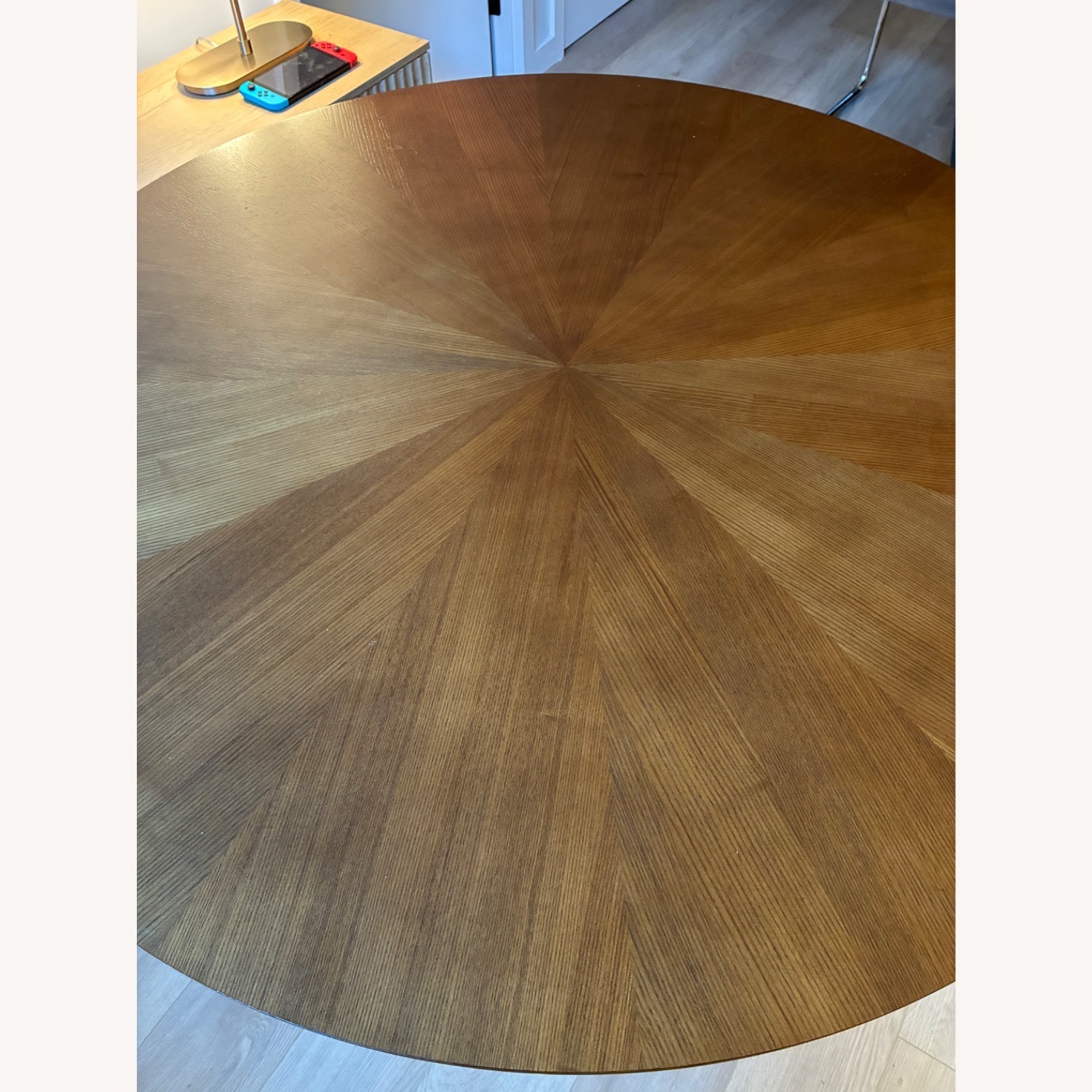 Article 54" Round Brown Dining Table - image-4