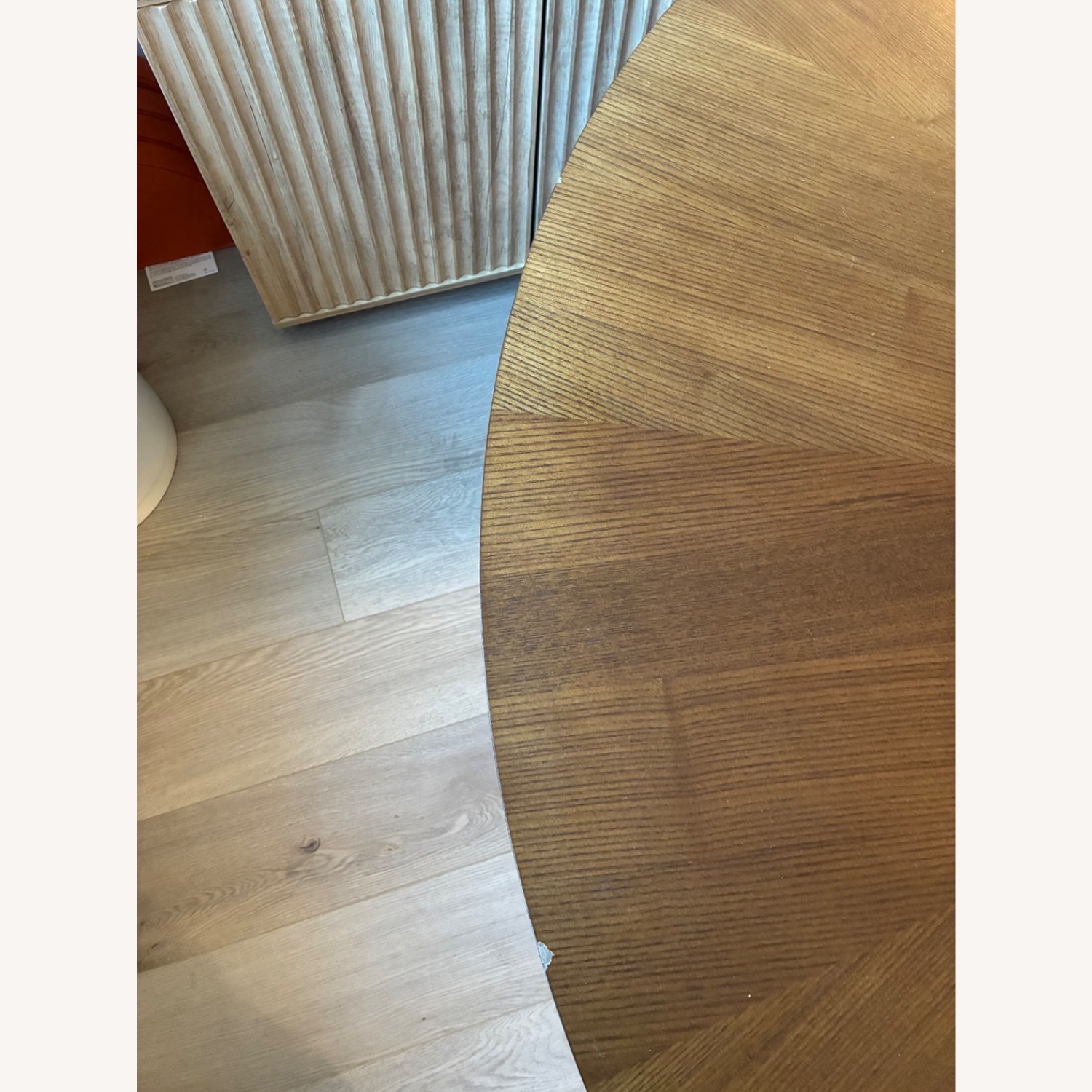 Article 54" Round Brown Dining Table - image-3