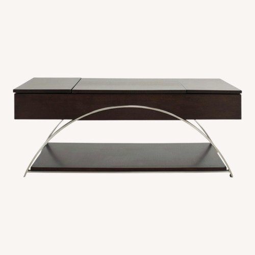 Used Raymour & Flanigan Sloane Rectangular Lift-Top Cocktail Table for sale on AptDeco