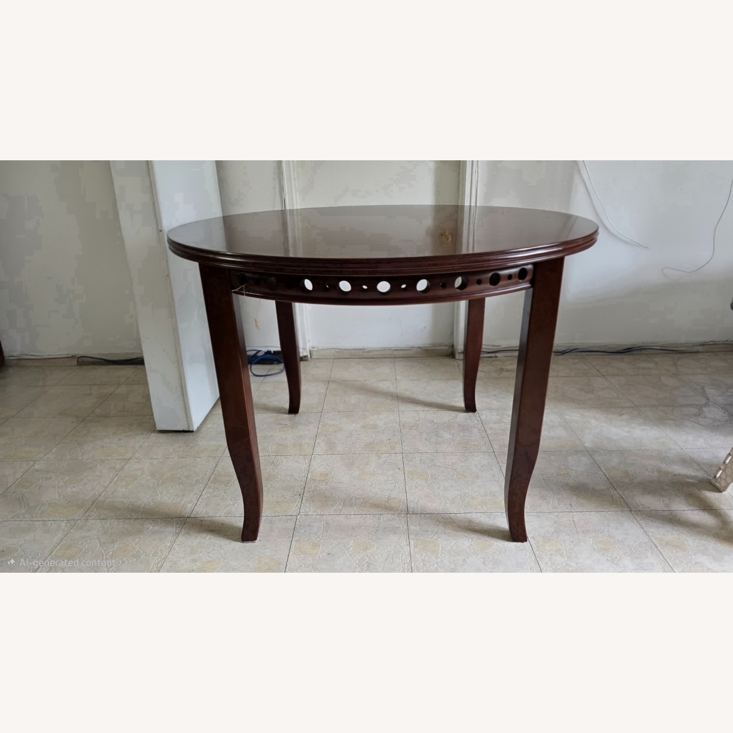 Dark Brown Wood Dining Sets - image-3