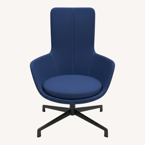 Used Keilhauer Forsi Blue Lounge Chair for sale on AptDeco