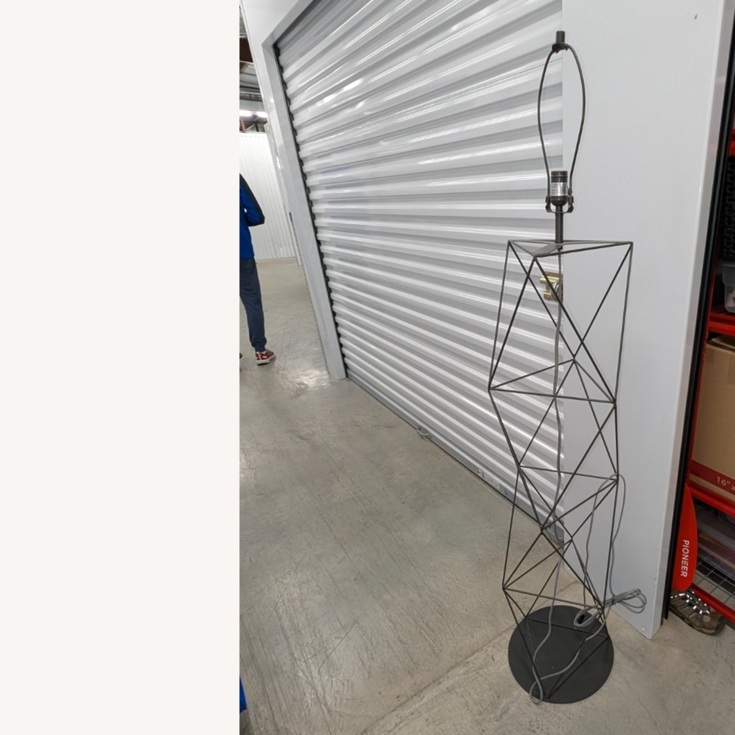 West Elm Amigo Modern Black Metal Floor Lamp - image-4