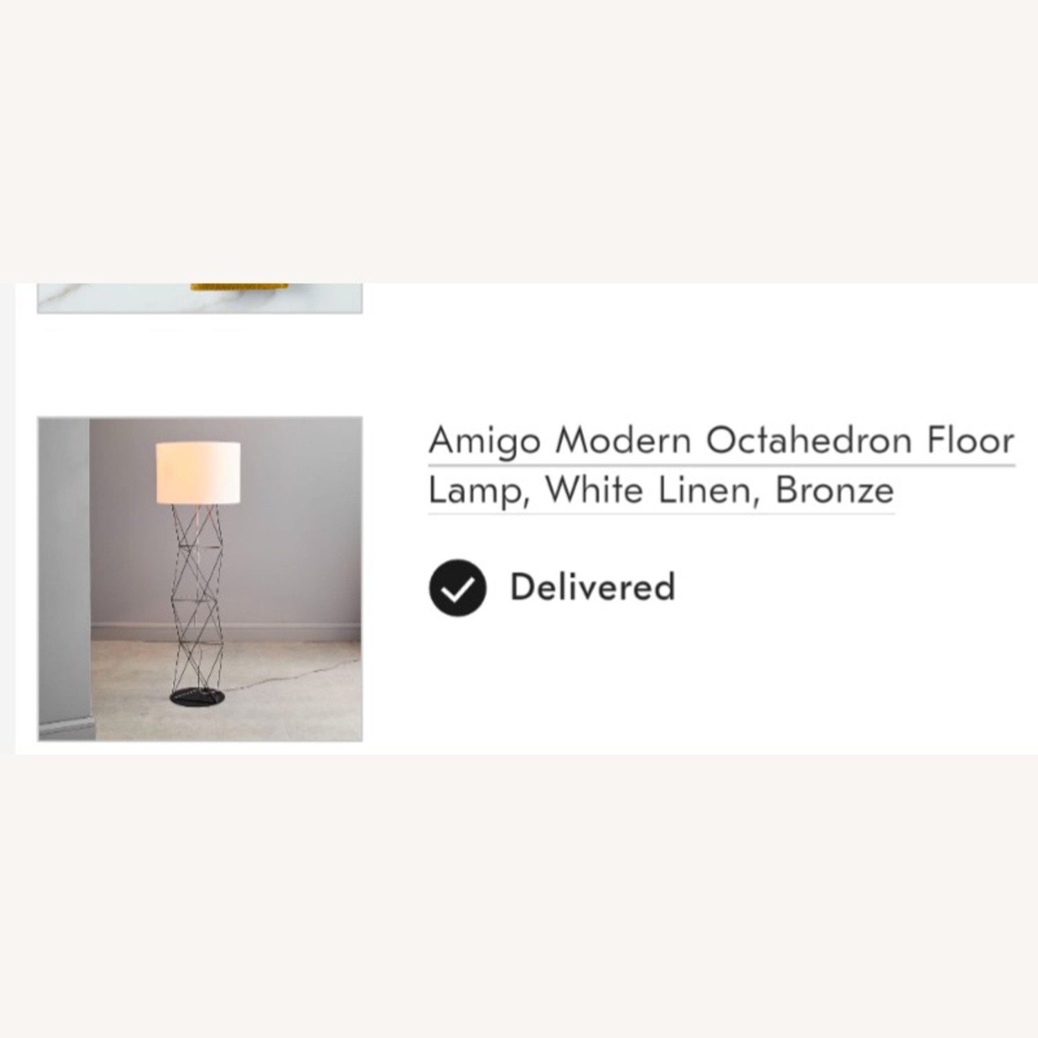 West Elm Amigo Modern Black Metal Floor Lamp - image-1