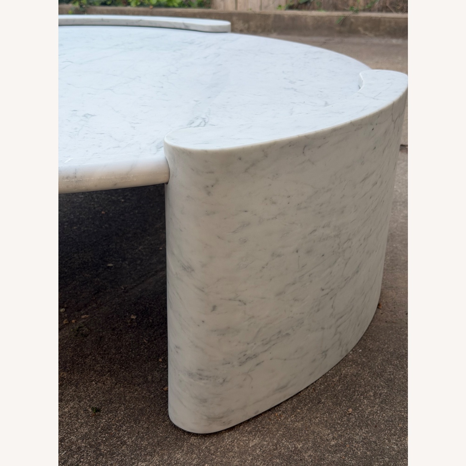 Restoration Hardware Marble Round Coffee Table  - image-6