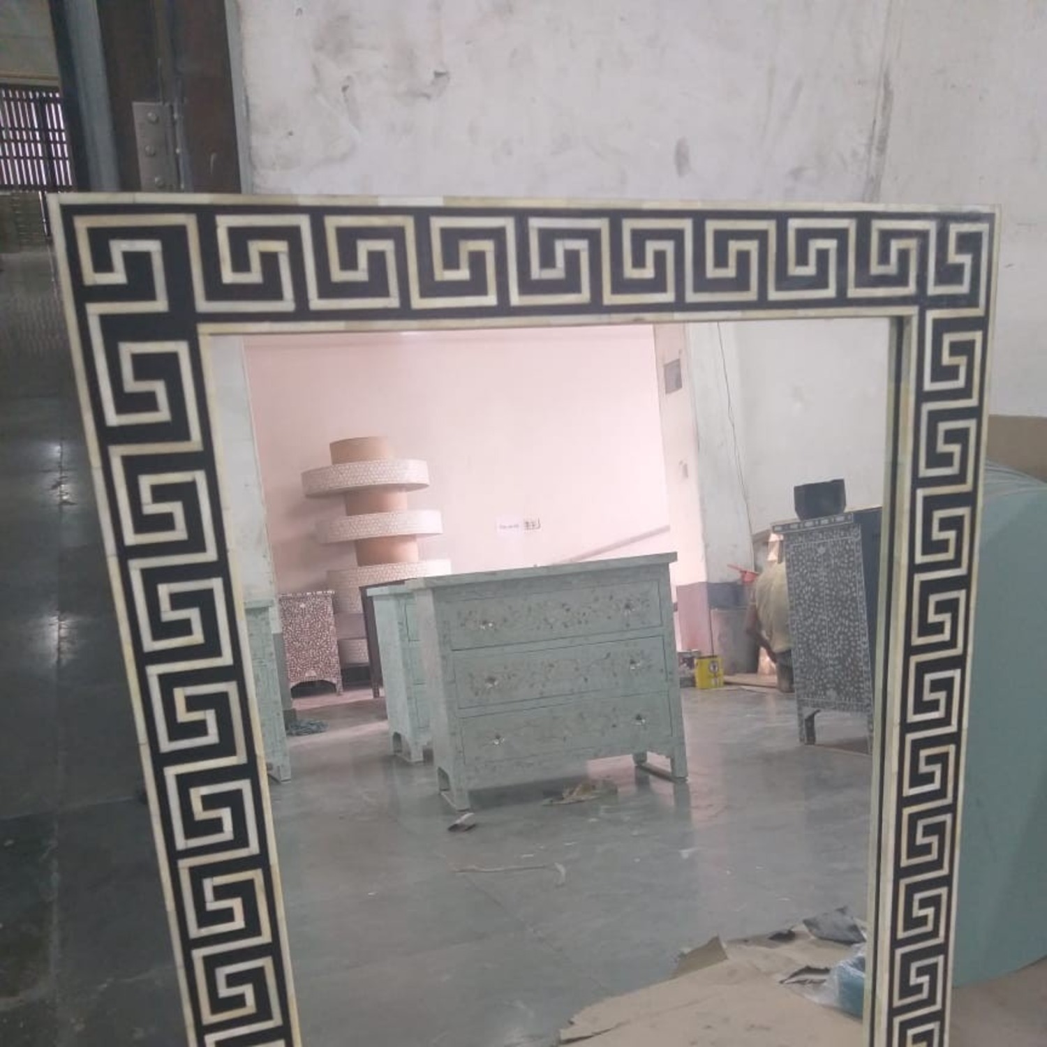 Greek Key Mirror - image-3