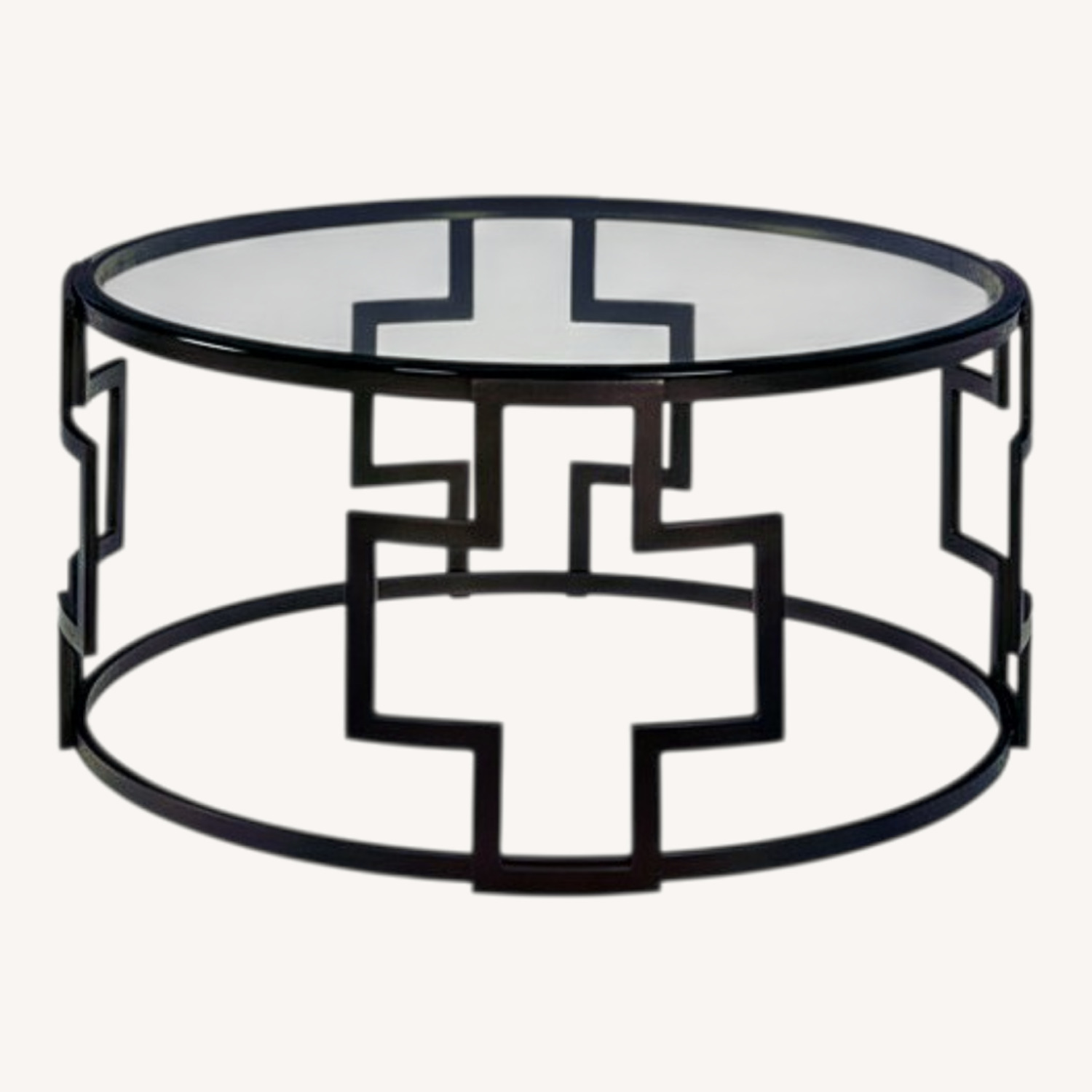 Ashley Furniture Gold Metal Coffee Table - image-0