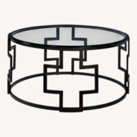 Ashley Furniture Gold Metal Coffee Table