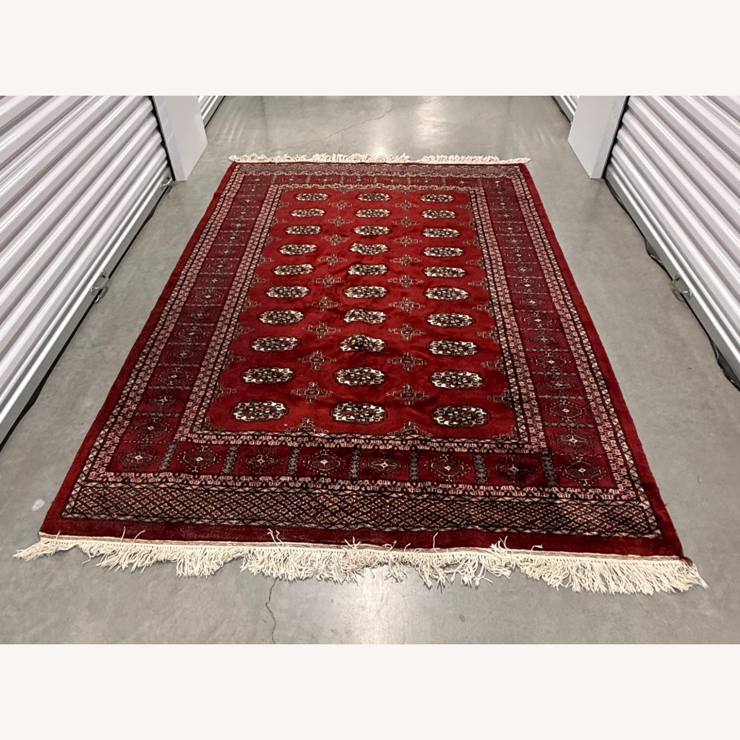 Pakistani Bukhara Handknotted 100% Wool Area Rug - image-2