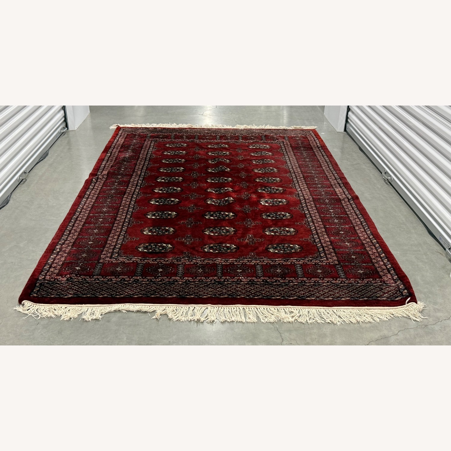 Pakistani Bukhara Handknotted 100% Wool Area Rug - image-17