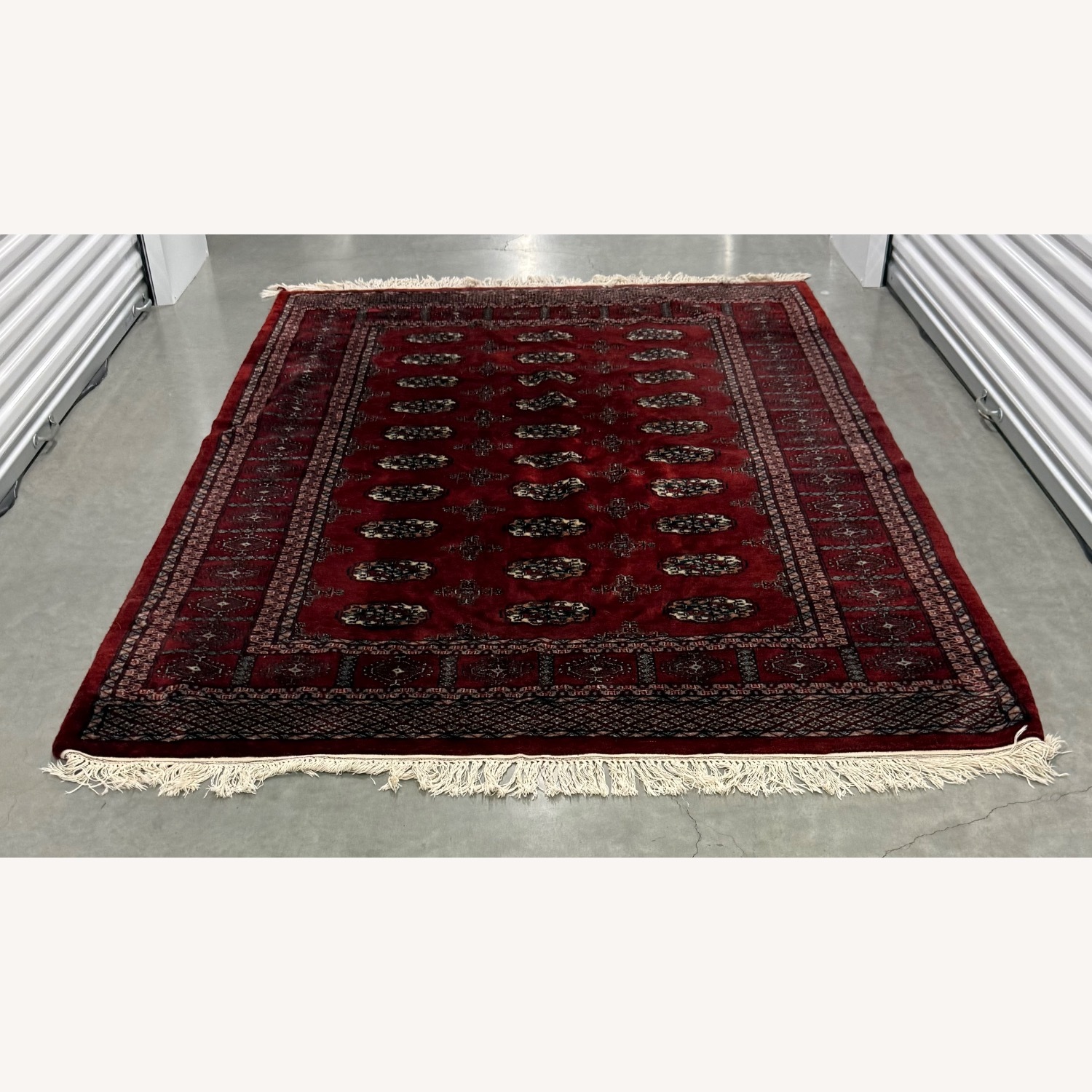 Pakistani Bukhara Handknotted 100% Wool Area Rug - image-16