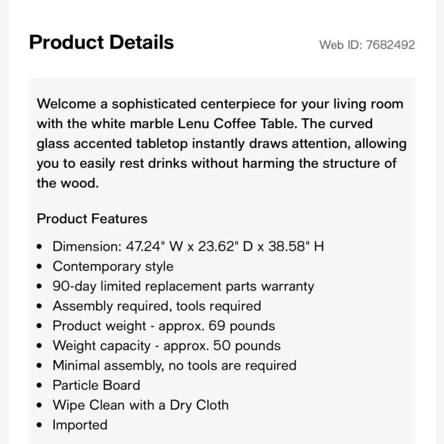 Macy's Coffee Table - image-5