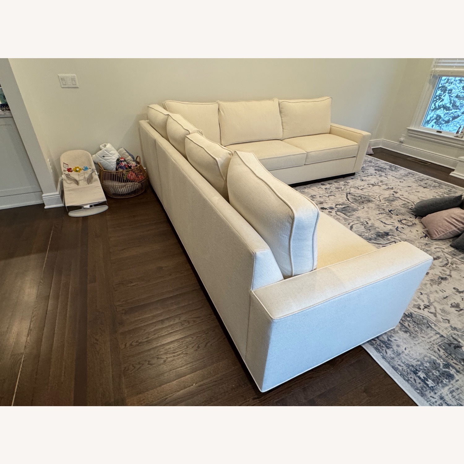 Dreamsofa Natural Fabric 2 Piece Sectional - image-7