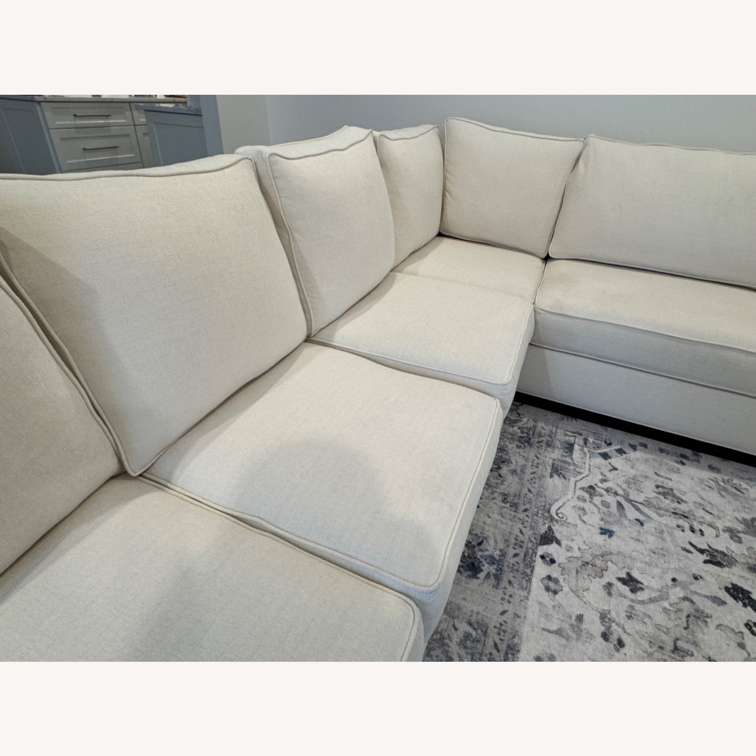 Dreamsofa Natural Fabric 2 Piece Sectional - image-3
