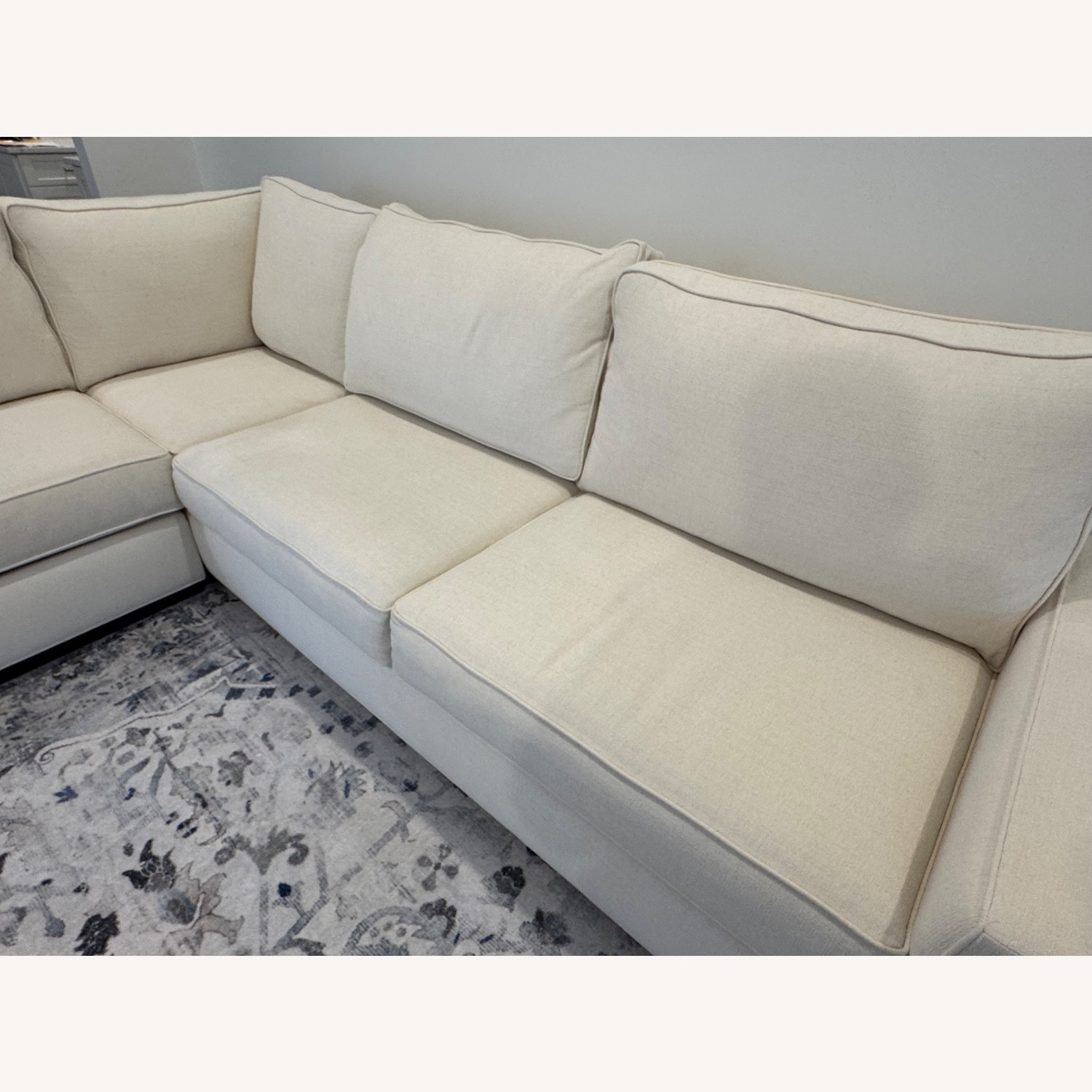 Dreamsofa Natural Fabric 2 Piece Sectional - image-2