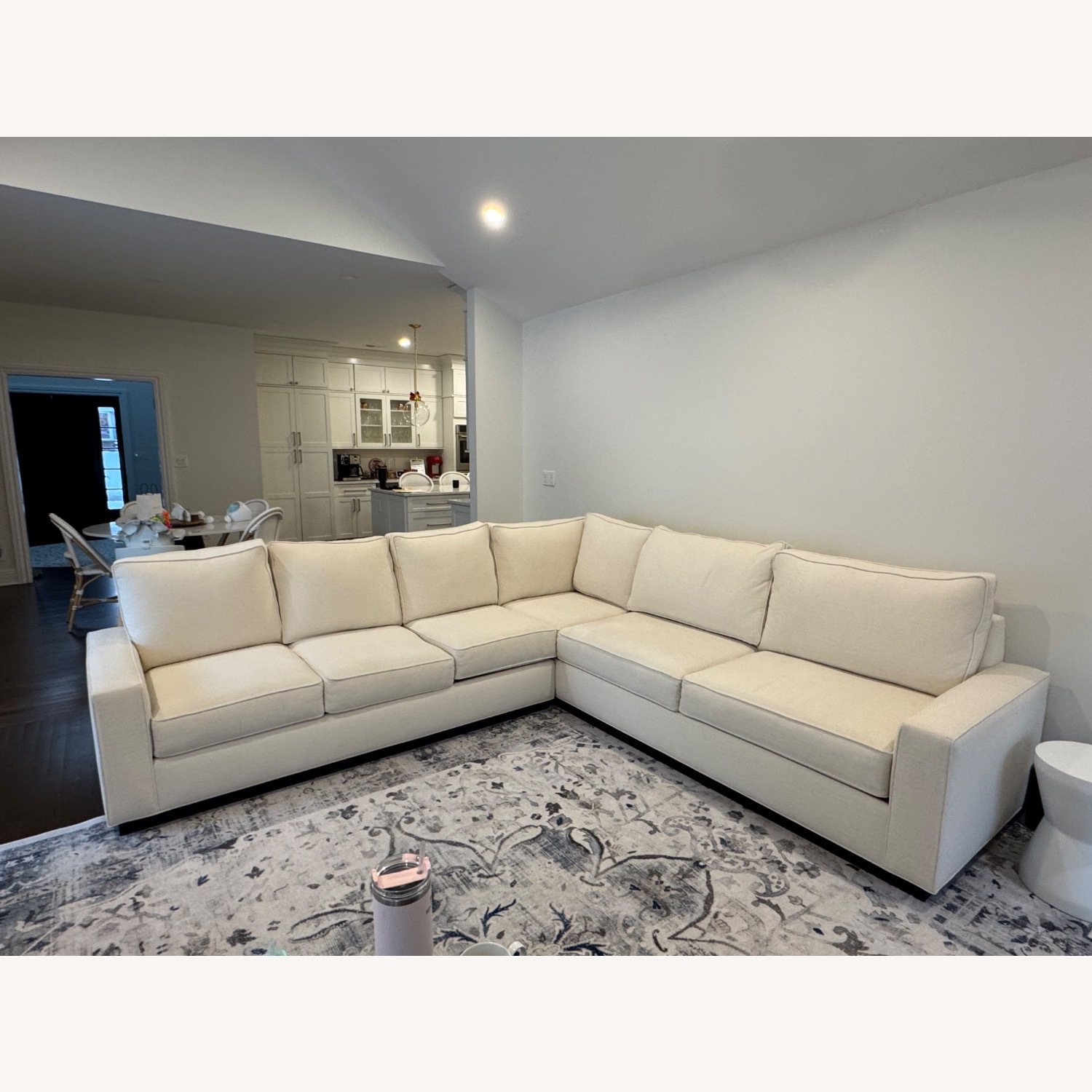 Dreamsofa Natural Fabric 2 Piece Sectional - image-1