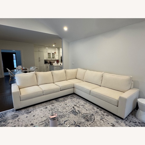 Used Dreamsofa Natural Fabric 2 Piece Sectional for sale on AptDeco