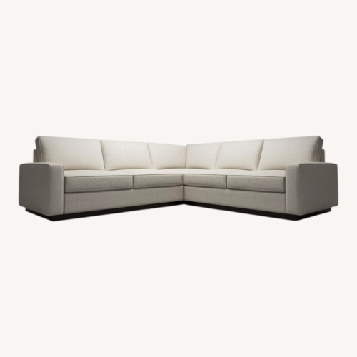 Used Dreamsofa Natural Fabric 2 Piece Sectional for sale on AptDeco