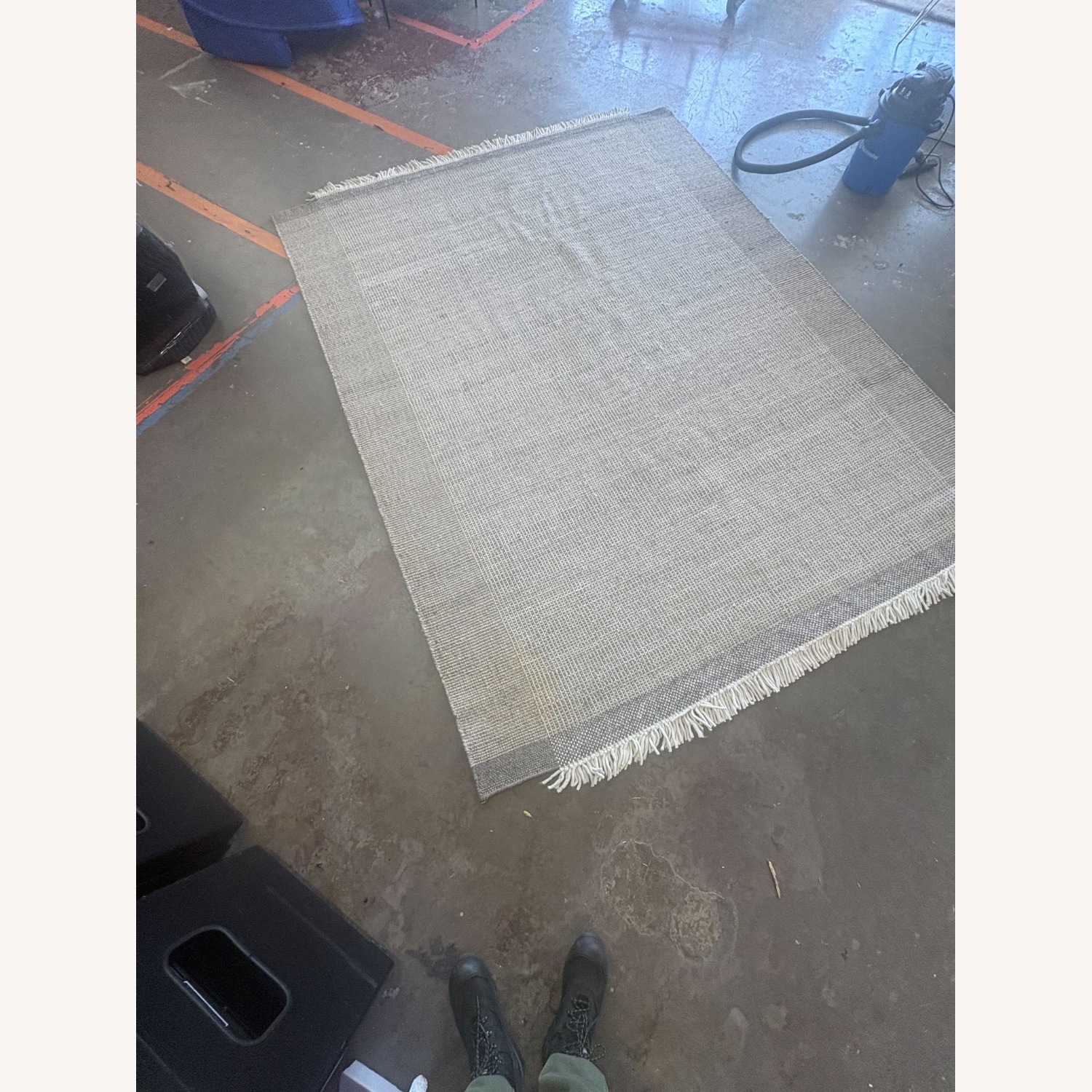 McGee and Co Natural Wool Area Rug 8' x 10' - image-3