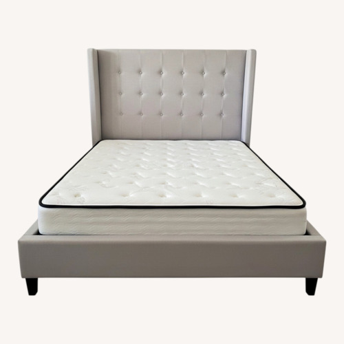Used Wayfair Natural Queen Bed for sale on AptDeco