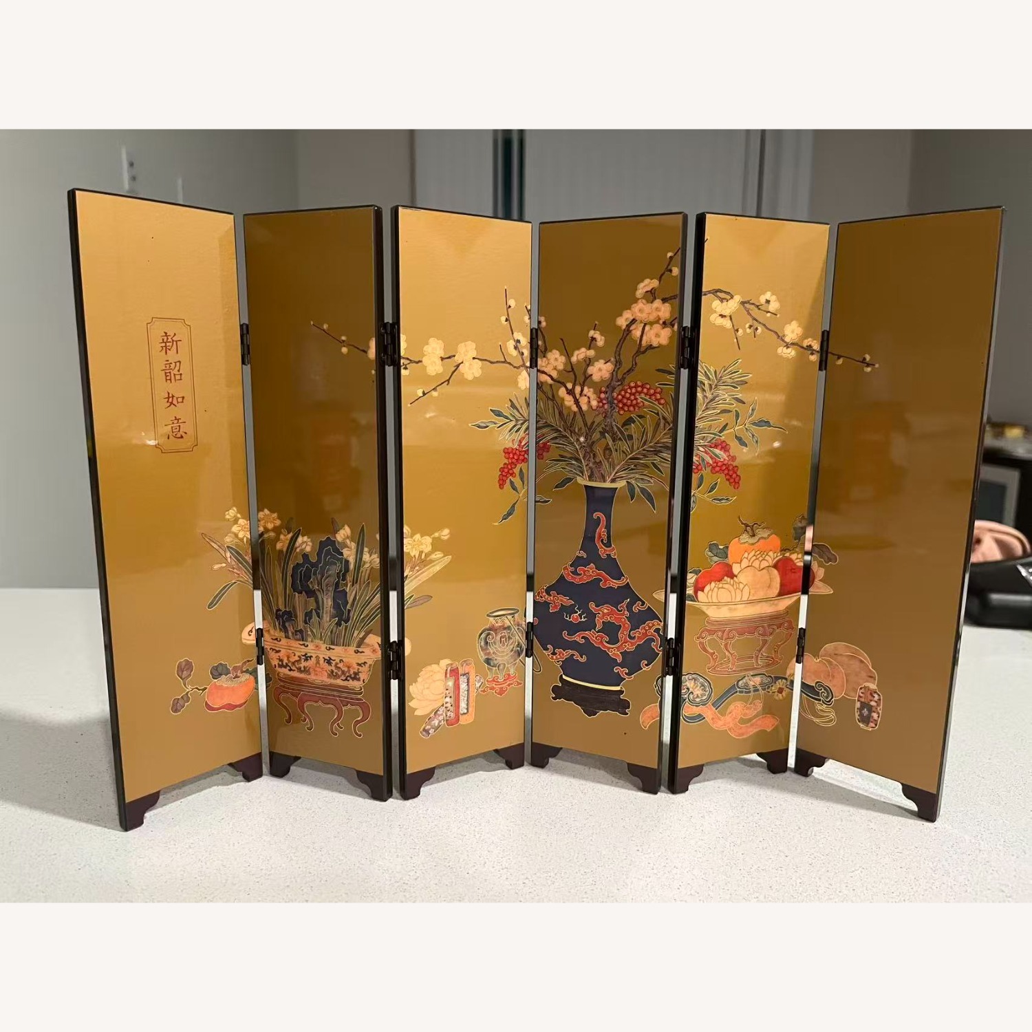 Oriental Blinds themed Flowers Fruits & Birds - image-3