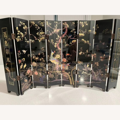 Used Oriental Blinds themed Flowers Fruits & Birds for sale on AptDeco