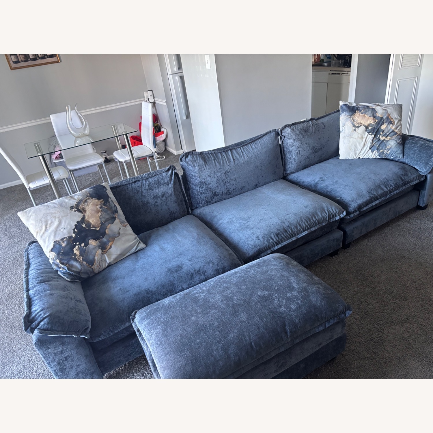 Wayfair Blue 3+ Piece Sectional - image-3