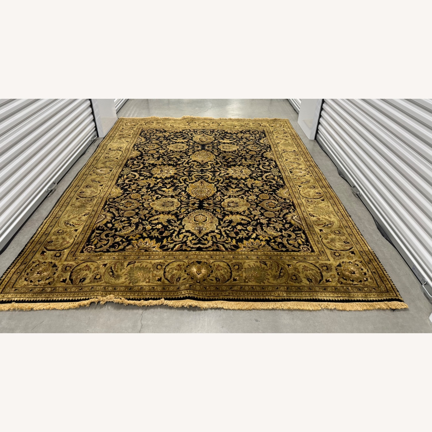 Handwoven Indian Hereke Fine Wool Area Rug - image-2