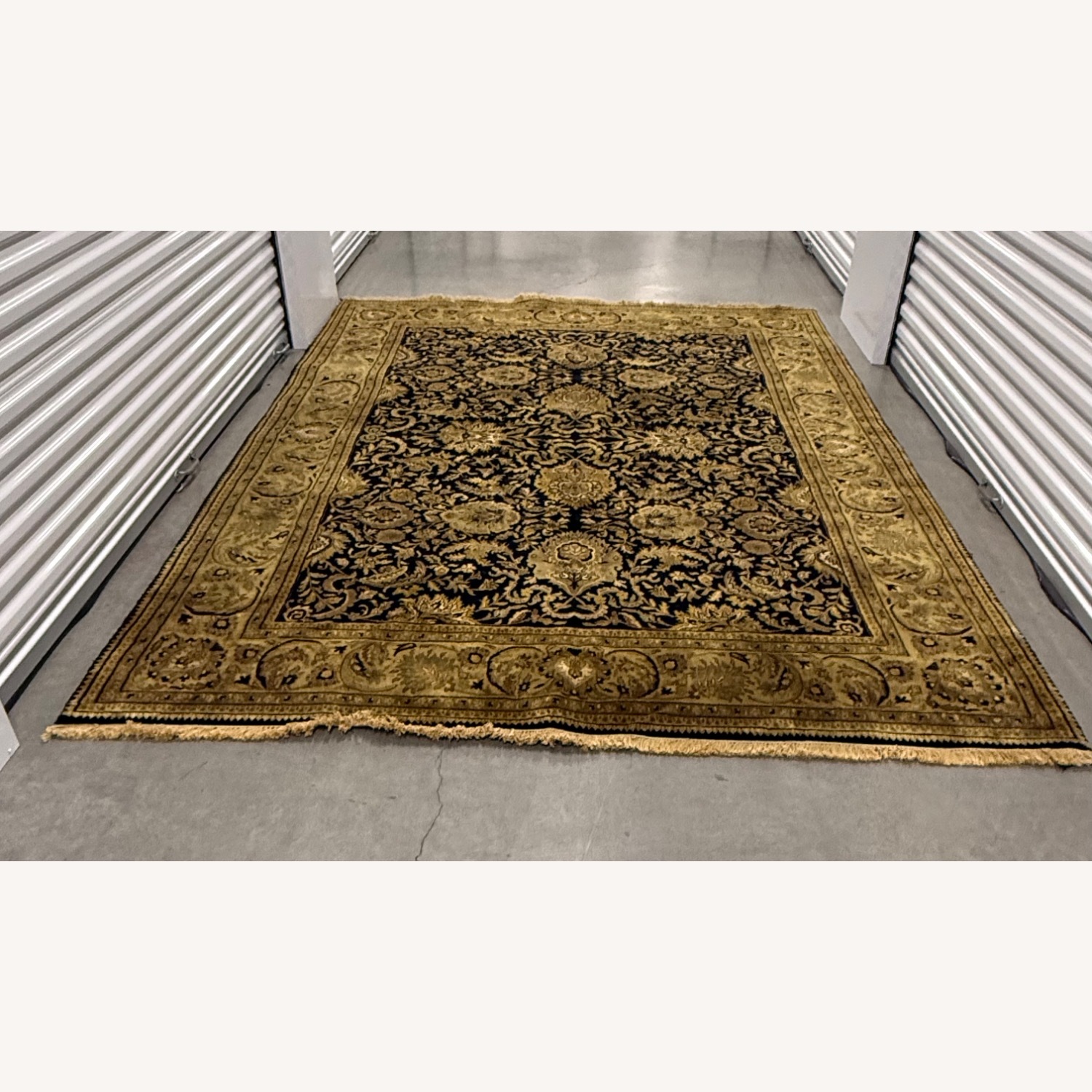 Handwoven Indian Hereke Fine Wool Area Rug - image-3
