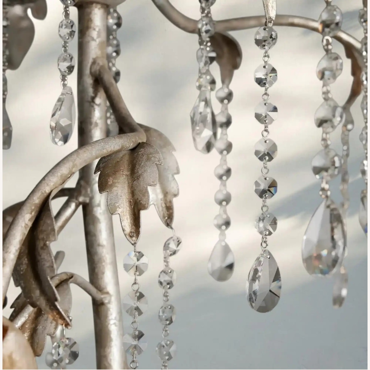 Silver Iron Ceiling Lamp - image-5