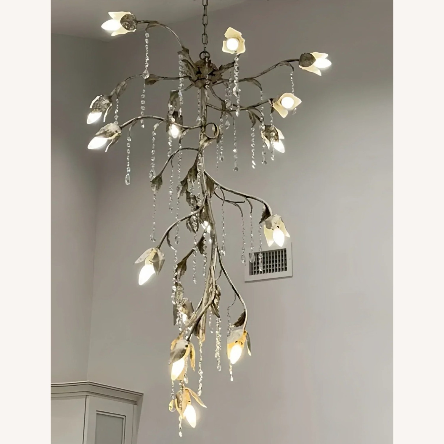 Silver Iron Ceiling Lamp - image-3