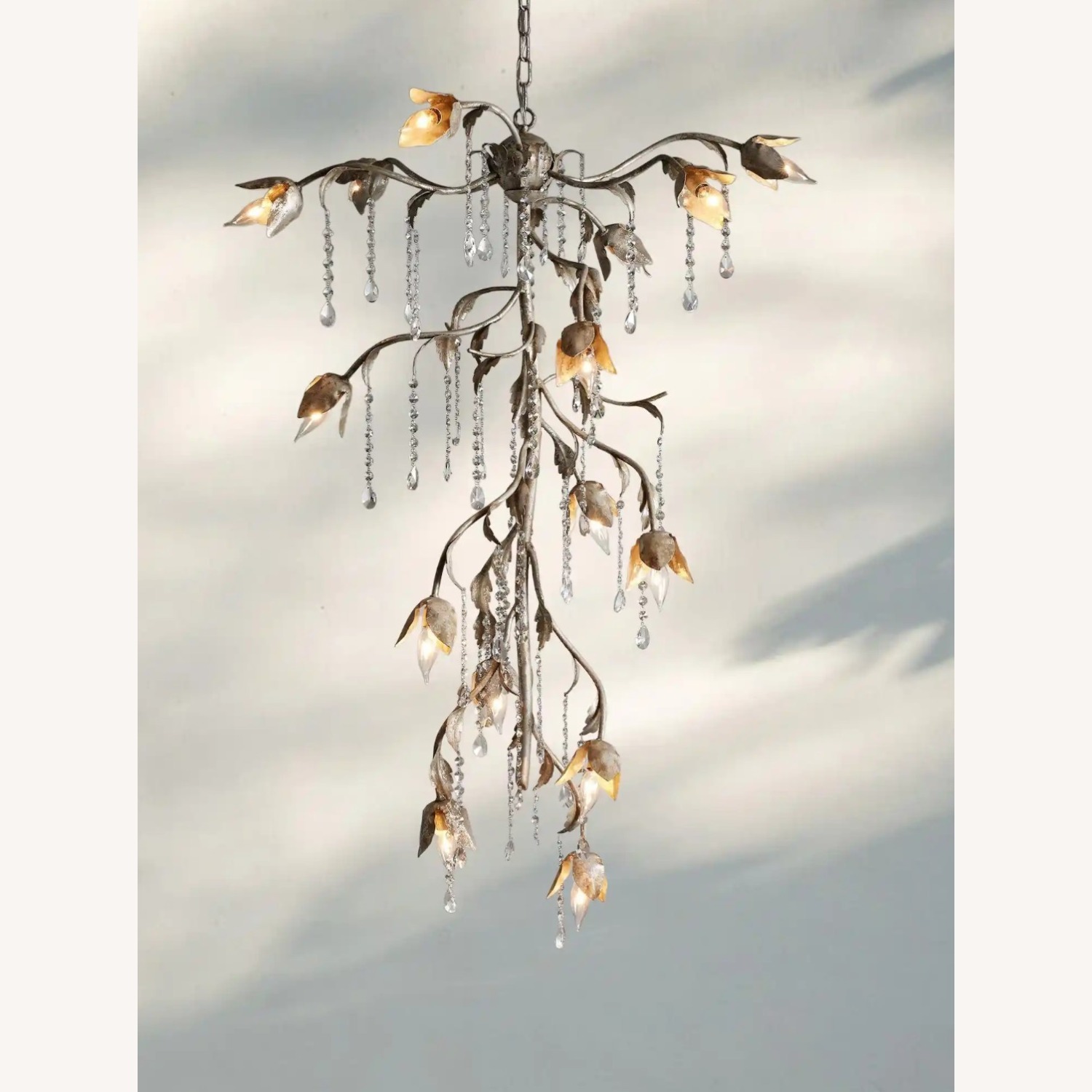 Silver Iron Ceiling Lamp - image-4