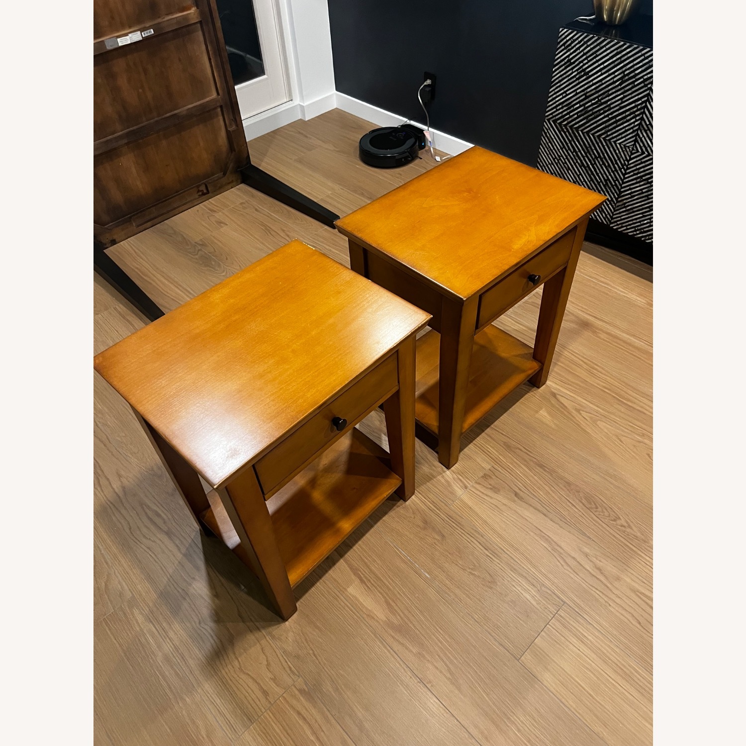 Pottery Barn Valencia Bdsd Ah Natural Nightstands - image-1