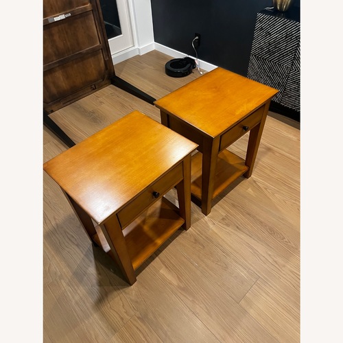 Used Pottery Barn Valencia Bdsd Ah Natural Nightstands for sale on AptDeco