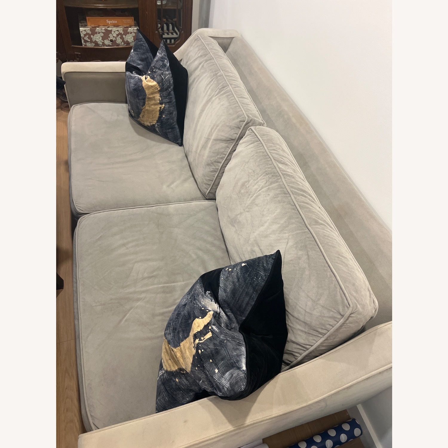 West Elm Paidge Light Gray Sofa - image-3