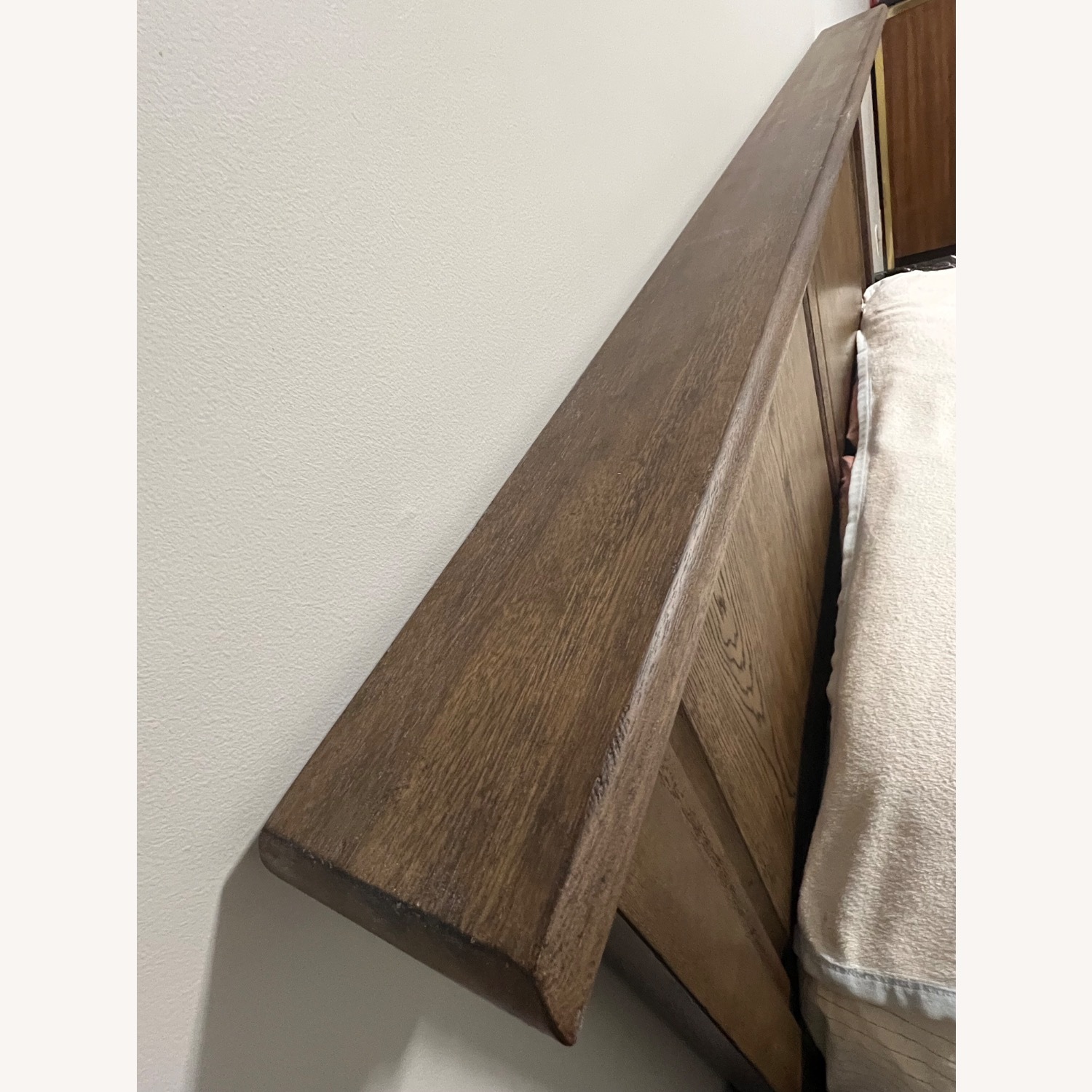 Pottery Barn Hudson Dark Brown Wood Queen Bed - image-3