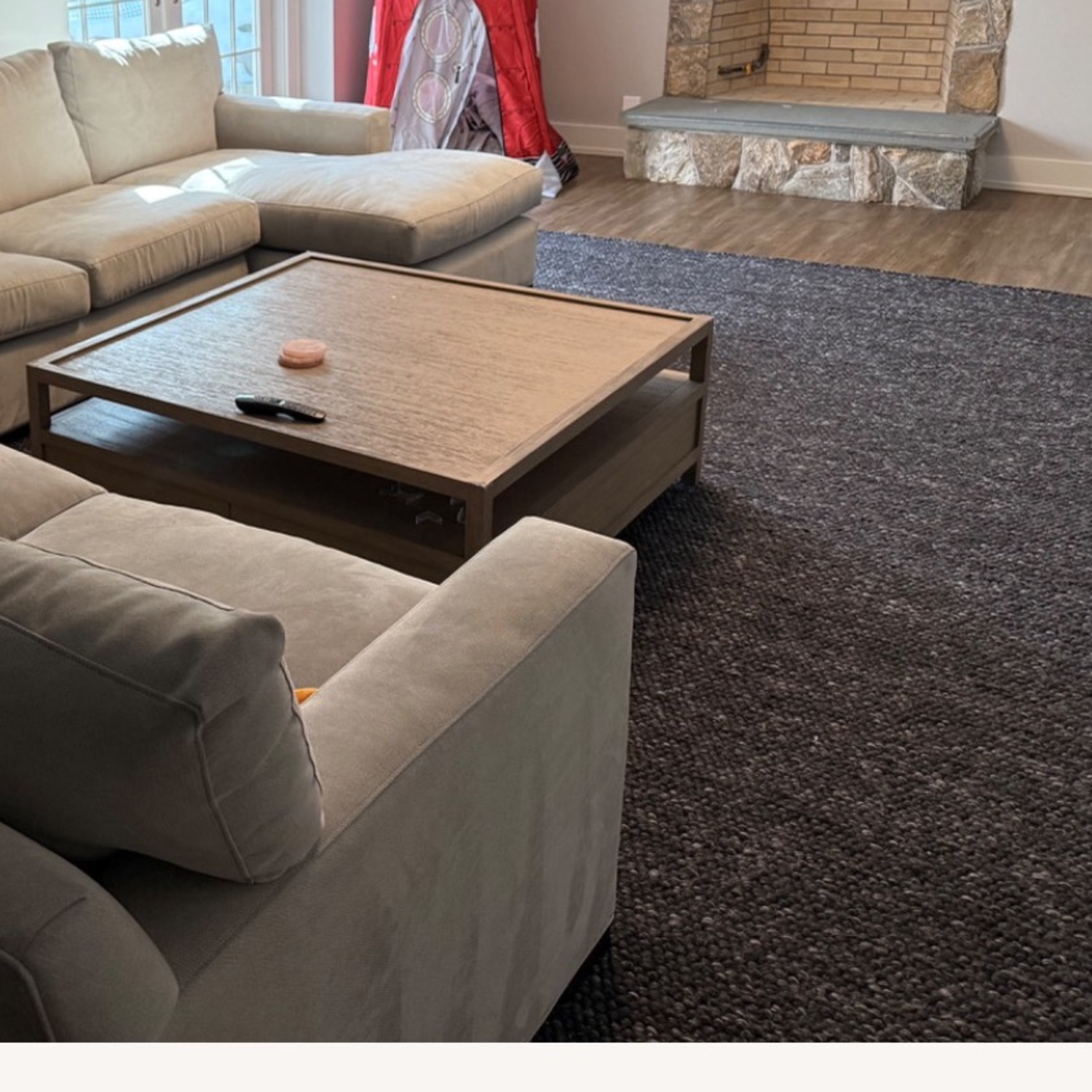 Crate & Barrel Black Area Rug 12' x 15' - image-3