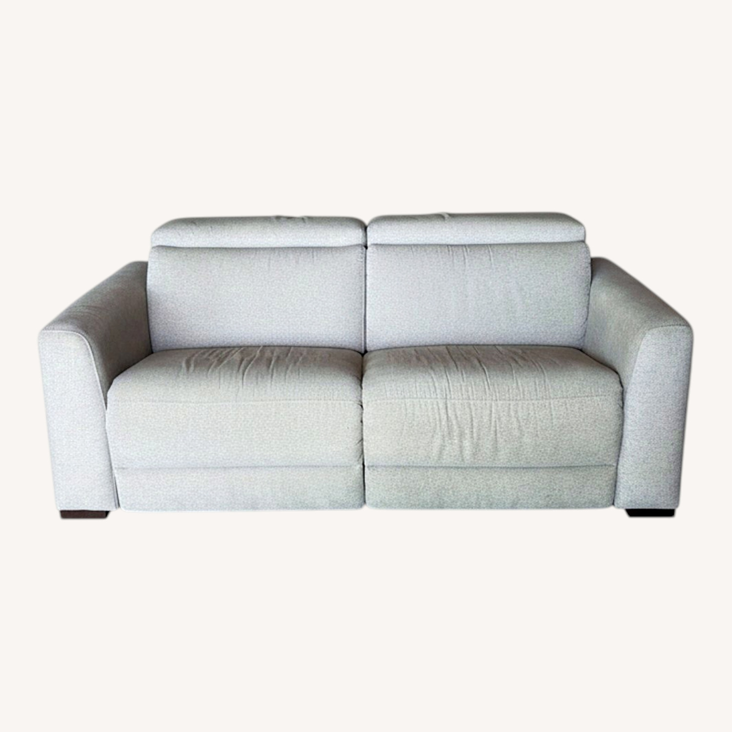 Chanel Grey Power Recliners Pair - image-0