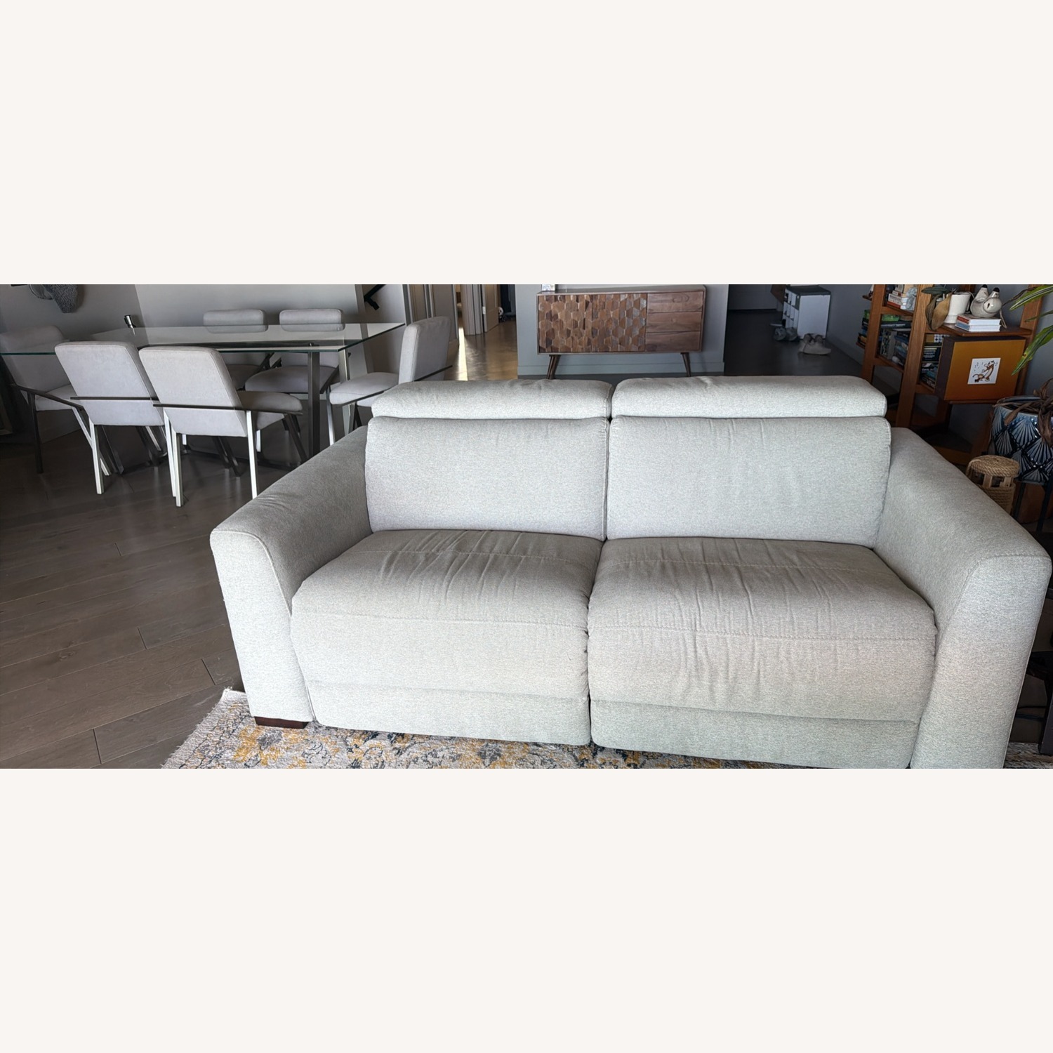 Chanel Grey Power Recliners Pair - image-3