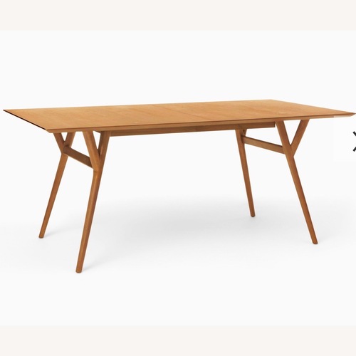 Used West Elm Natural Wood Dining Table for sale on AptDeco