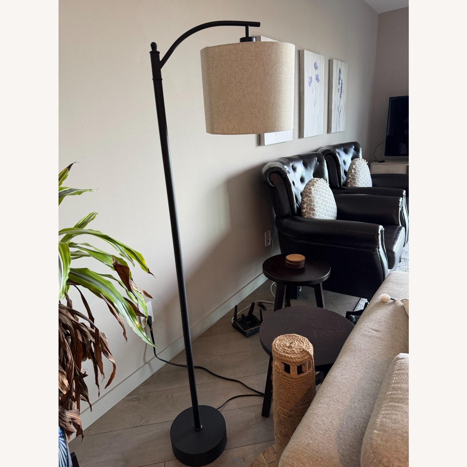 Wayfair Tufted Faux Leather Club Chairs Pair - image-2