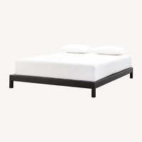 CB2 Black Metal Queen Bed