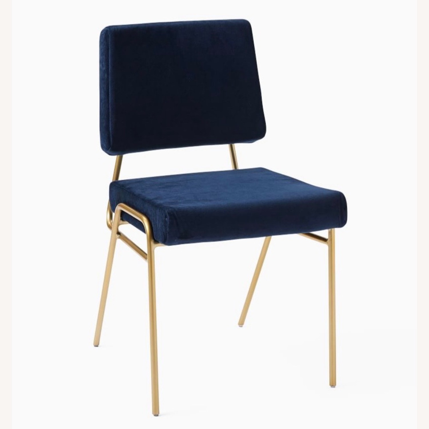 West Elm Wire Frame Ink Blue Dining Chair - image-5