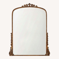 Anthropologie Primrose Gold Metal Floor Mirror