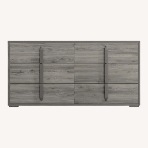 Used Trailer Park Slope Light Gray Wood Dresser for sale on AptDeco