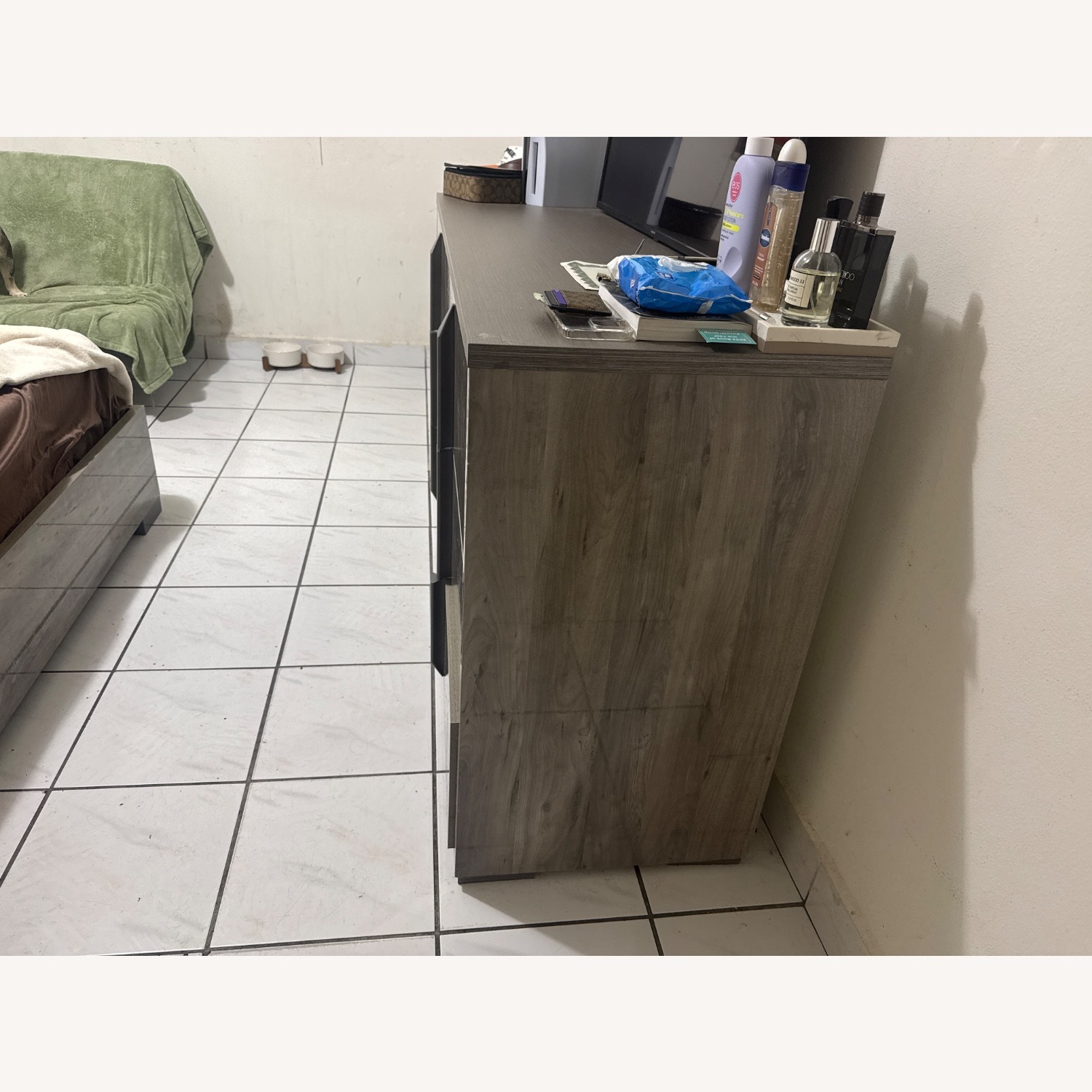 Trailer Park Slope Light Gray Wood Dresser - image-3