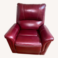 Rooms To Go Red Leather Recliner